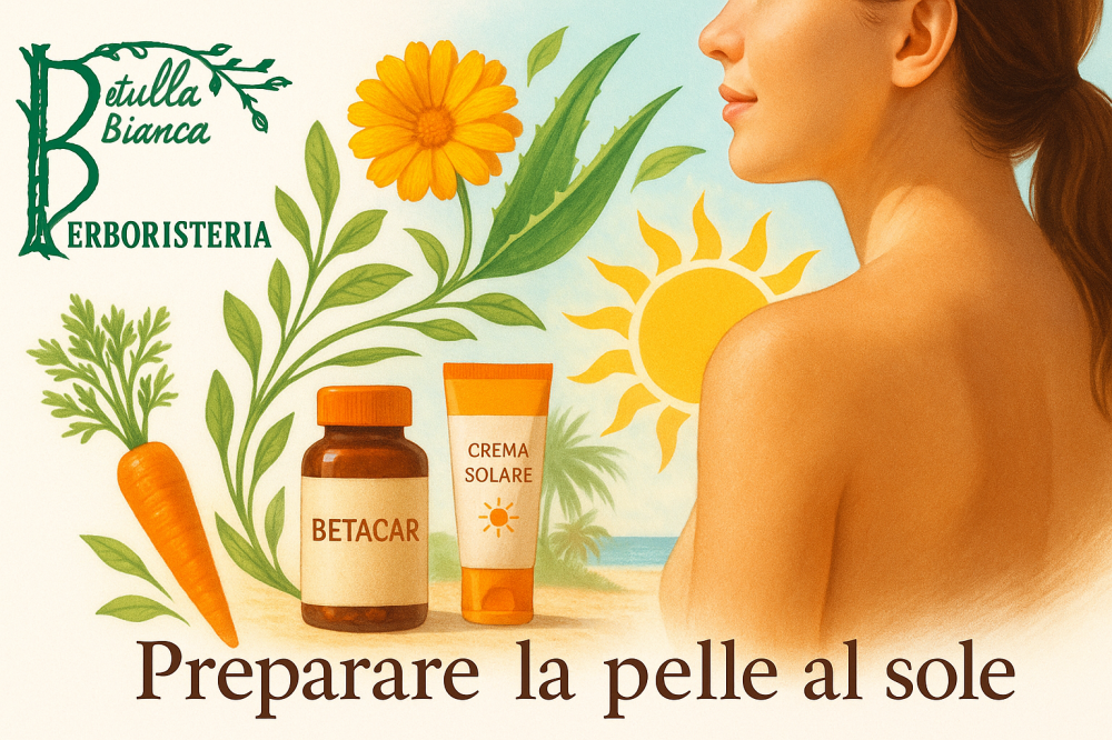 Preparare la pelle al sole - Erboristeria La Betulla Bianca