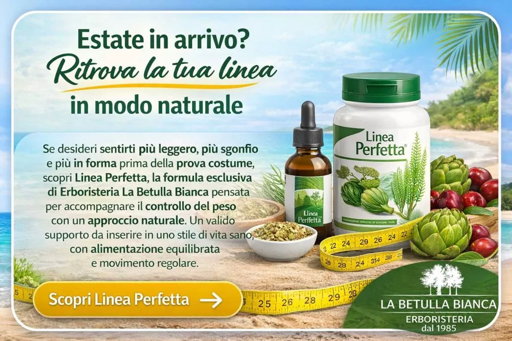 Box promozionale Linea Perfetta per il controllo del peso e la prova costume estiva di Erboristeria La Betulla Bianca