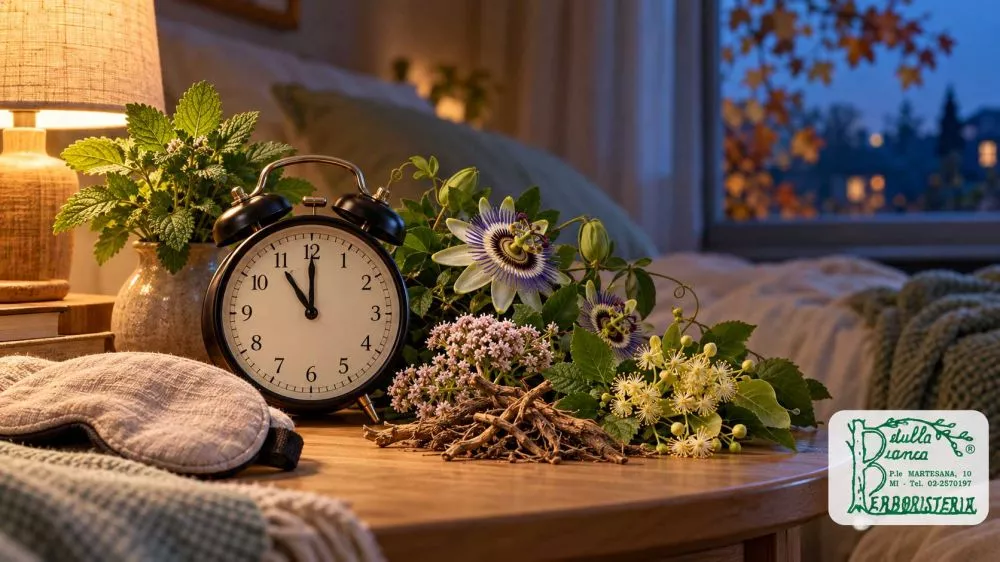 Sveglia, passiflora, melissa, valeriana e tiglio per accompagnare il cambio dell&rsquo;ora solare