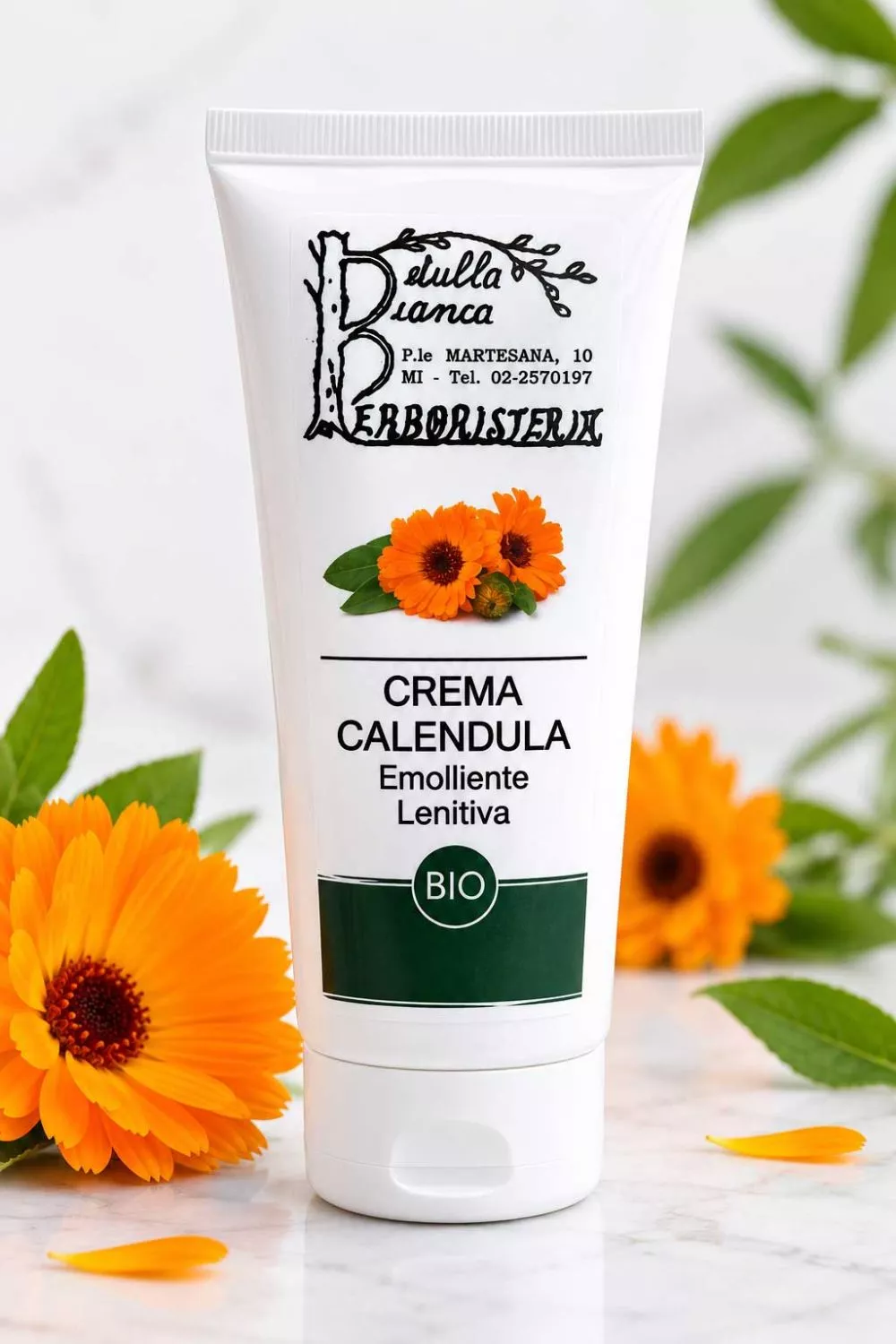 Crema Calendula La Betulla Bianca, cosmetico per viso, mani e corpo