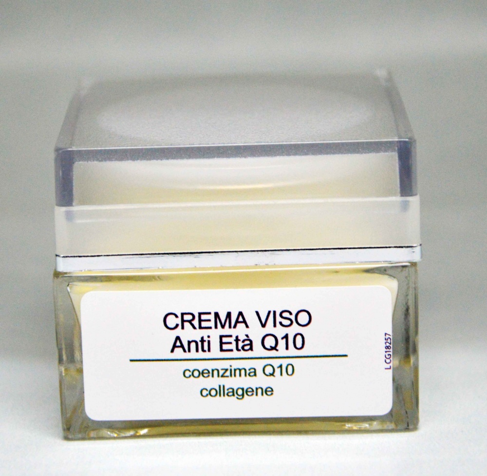 Crema viso anti et&agrave; al Coenzima Q10 e Collagene ad azione antirughe e antiossidante
