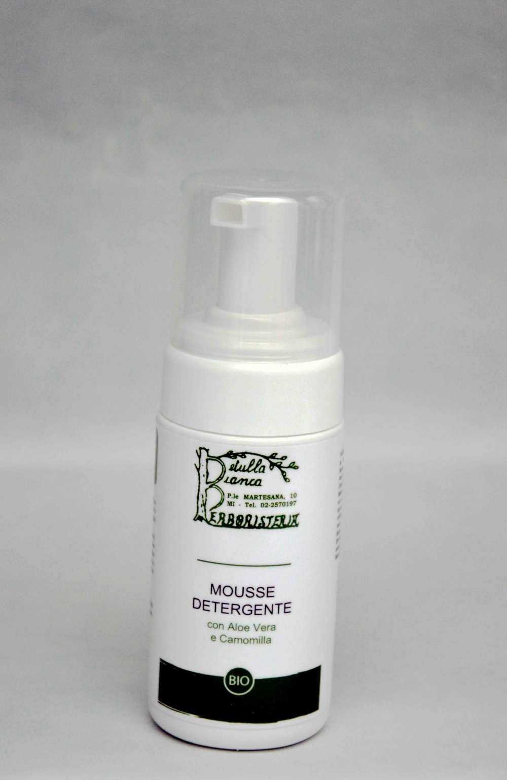 Mousse detergente opacizzante seboregolatrice con Bava di Lumaca biologica e Tea Tree Oil La Betulla Bianca