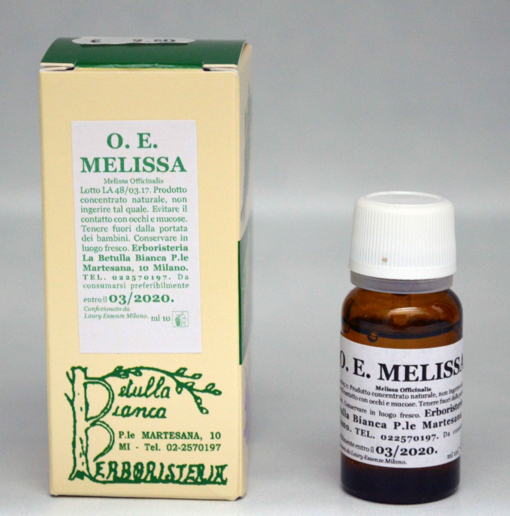 olio essenziale melissa