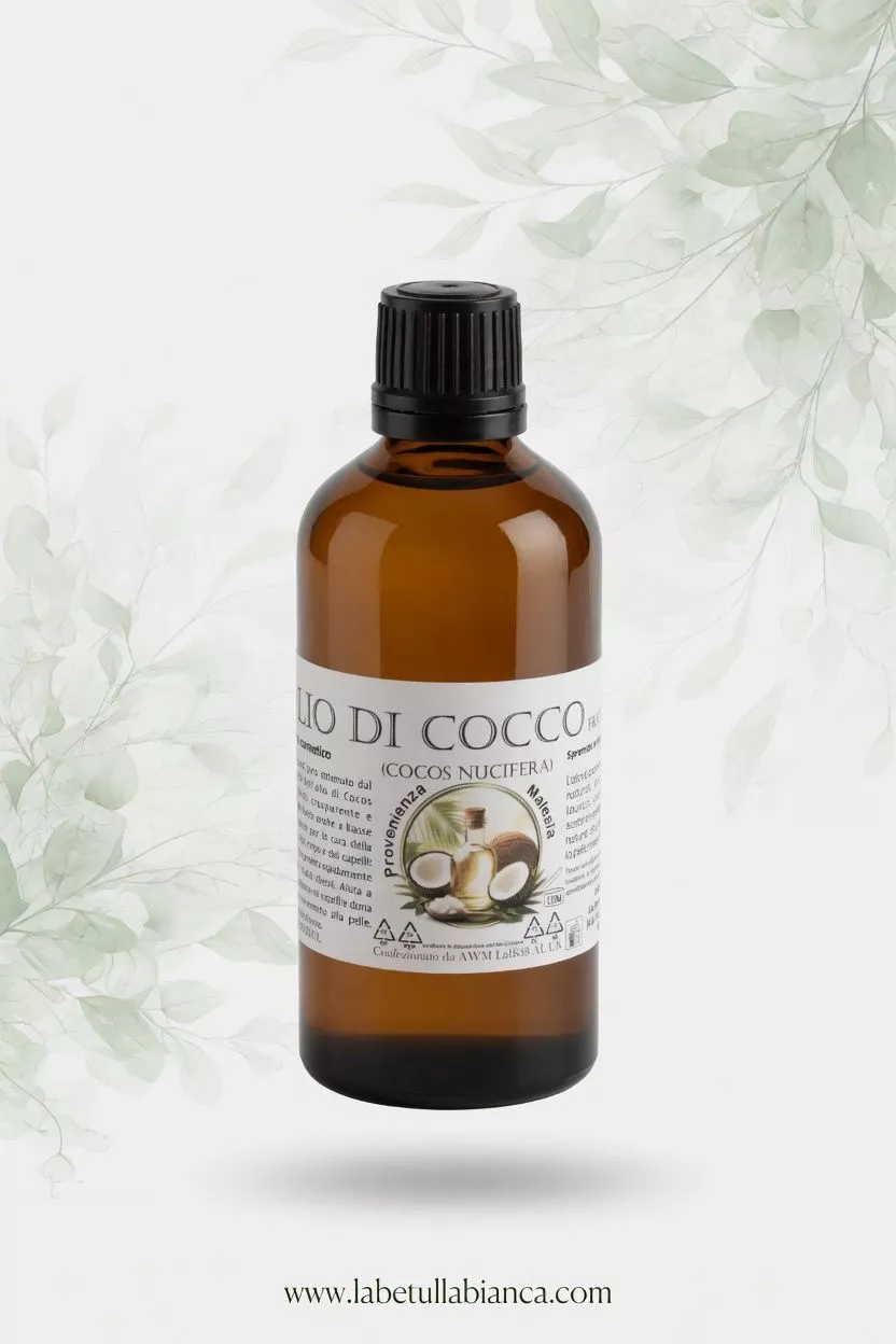 Olio di Cocco Cocos nucifera per pelle e capelli La Betulla Bianca Milano