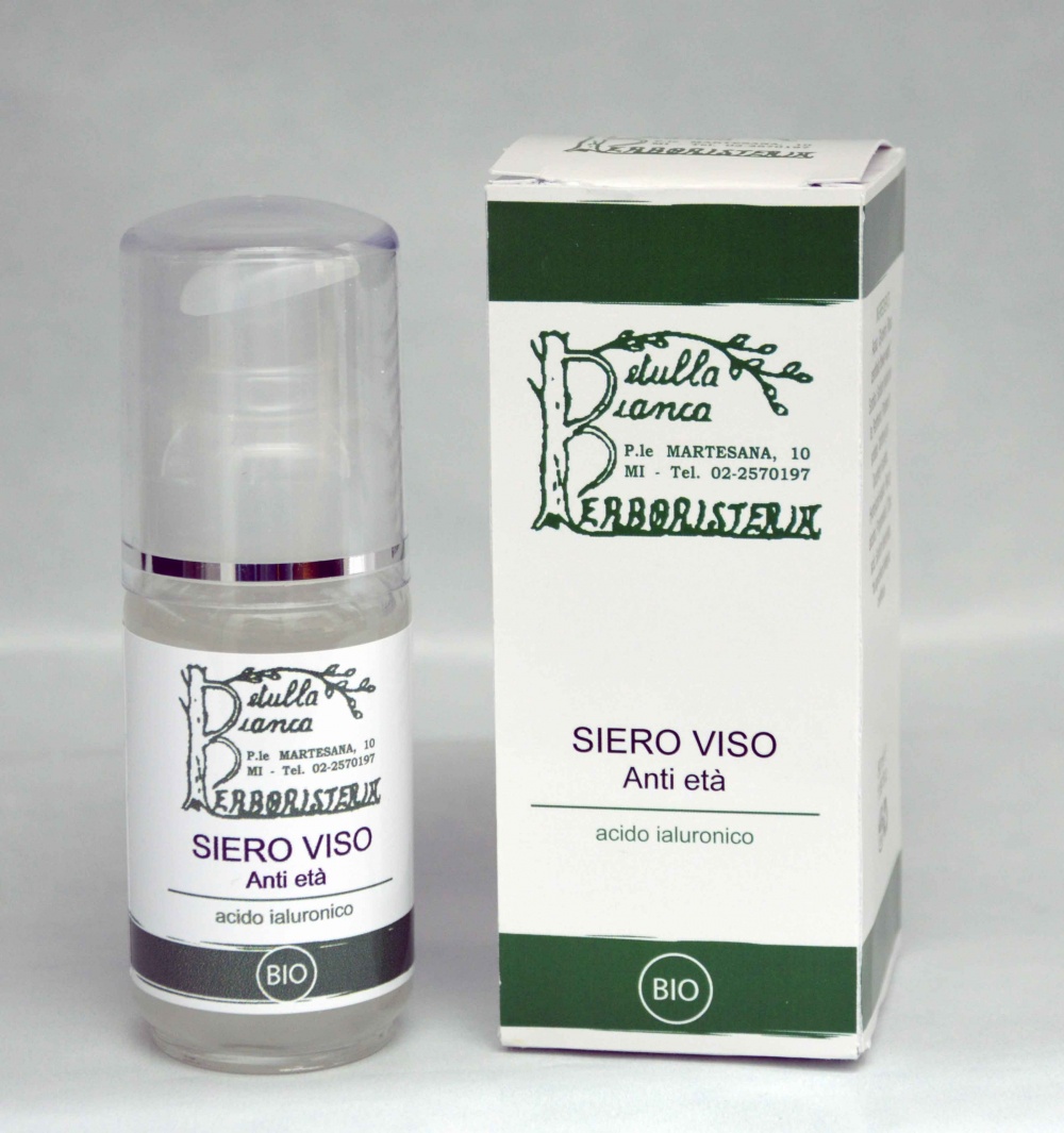 Siero antiet&agrave; Acido Ialuronico Bio La Betulla Bianca effetto tensore viso