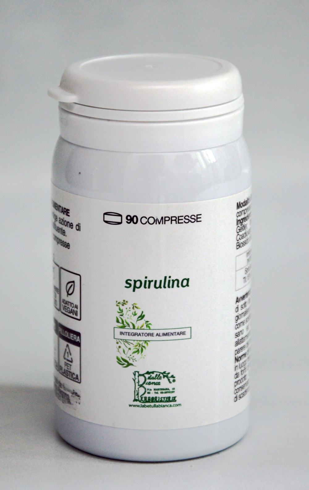 Spirulina compresse