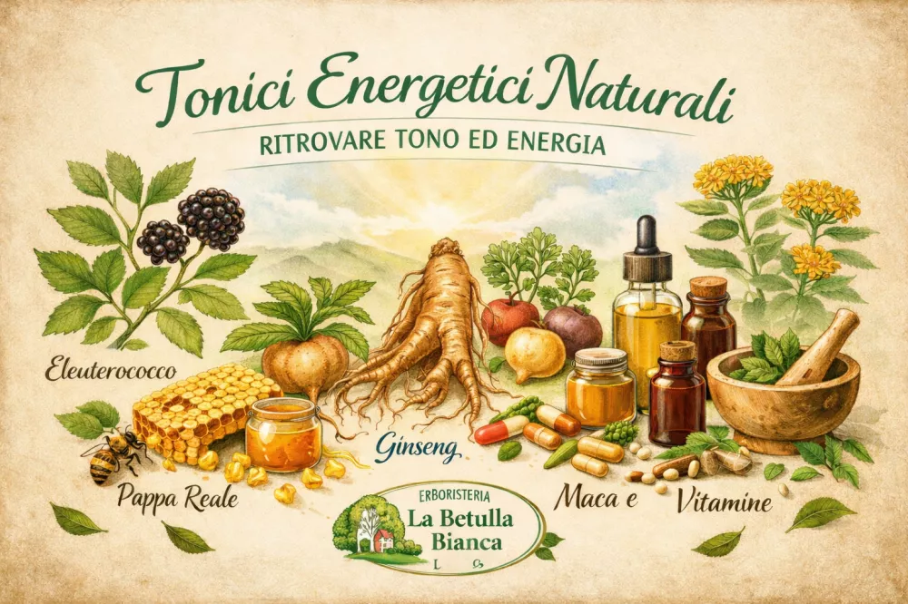 Tonici energetici naturali – Erboristeria La Betulla Bianca dal 1985