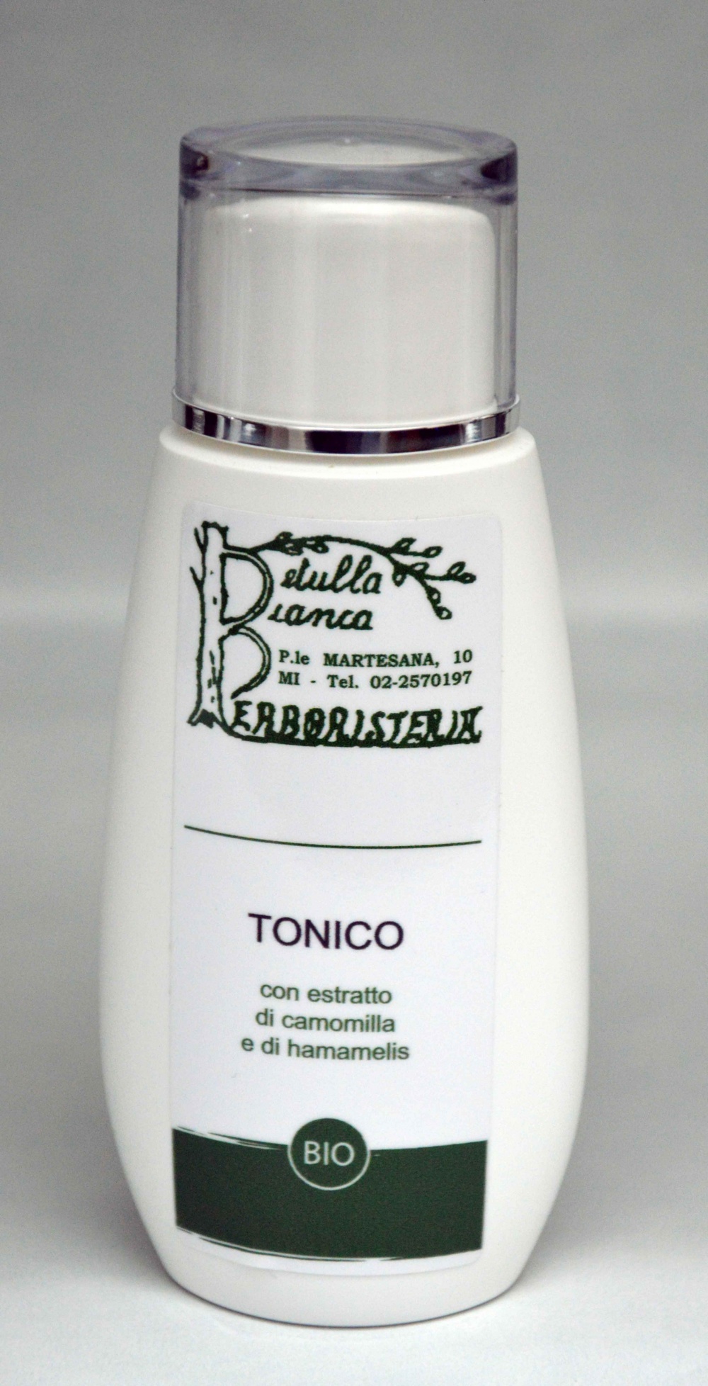 Tonico viso con Camomilla e Hamamelis senza alcool La Betulla Bianca
